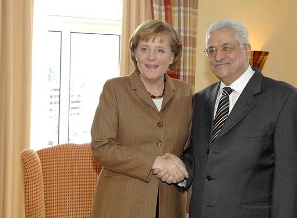 Merkel und Abbas
