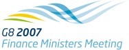 Logo G8 Finance Ministers Meeting