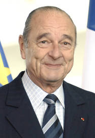 The President of the French Republic Jacques Chirac