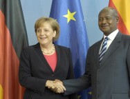 Merkel und Museveni