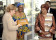 Bundeskanzlerin Merkel und die liberianische Präsidentin Johnson-Sirleaf (rechts)