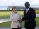 G8-Präsidentin Merkel und AU-Vorsitzender Kufour