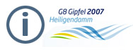 Logo Information zur G8 Präsidentschaft