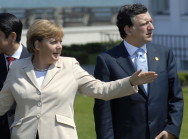 Bundeskanzlerin Angela Merkel im Gespräch mit José Manuel Barroso