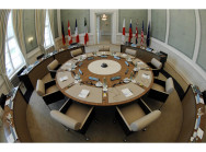 G8-Sitzungssaal im Kurhaus Heiligendamm