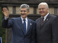 Außenminister Steinmeier begrüßt seinen italienischen Amtskollegen Massimo d´Alema