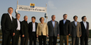 Family photo of the G8 Heads of State and Government on the pier in Heiligendamm (from left): Tony Blair (UK), Romano Prodi (Italy), Vladimir Putin (Russia), Nicolas Sarkozy (France), Angela Merkel, George W. Bush (USA), Stephen H....